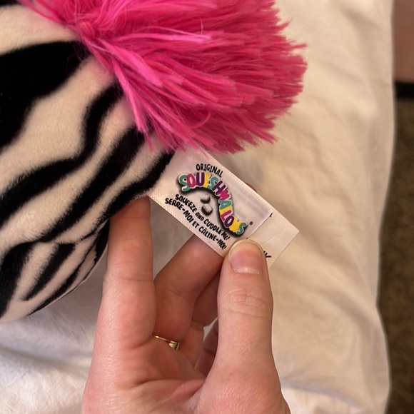 NWT 8” Squishmallows Tracey the Zebra Plush - Picture 3 of 6